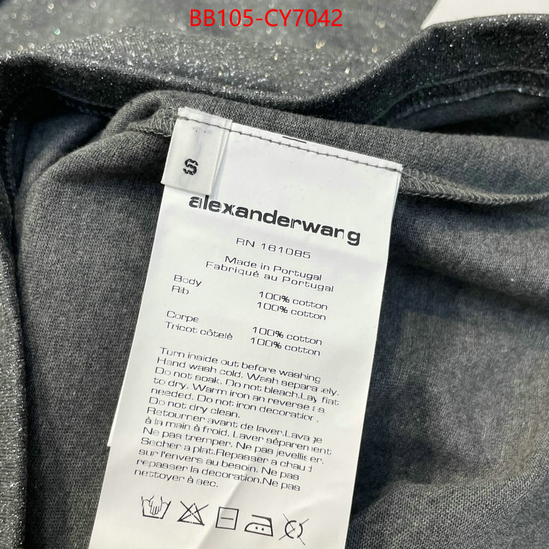 Clothing-Alexander Wang high quality 1:1 replica ID: CY7042 $: 105USD