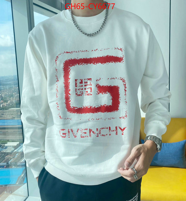 Clothing-Givenchy what best replica sellers ID: CY6677 $: 65USD