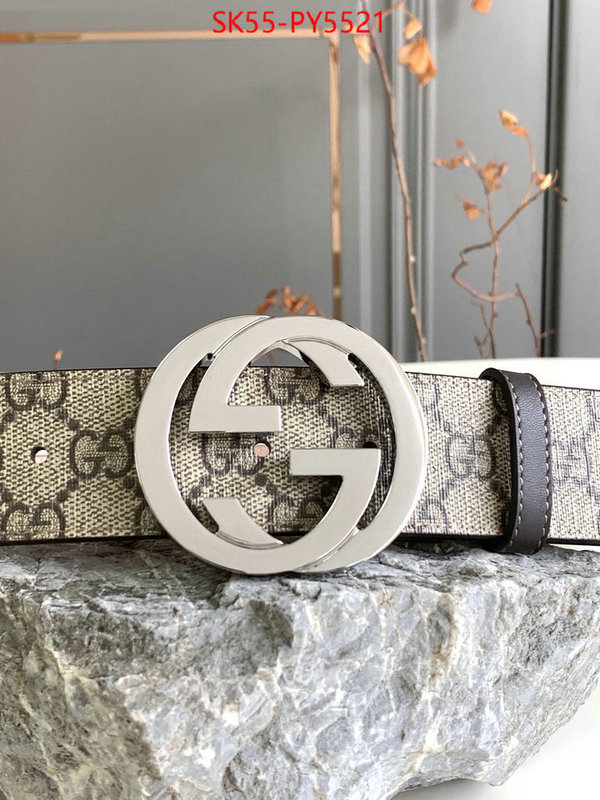 Belts-Gucci good ID: PY5521 $: 55USD