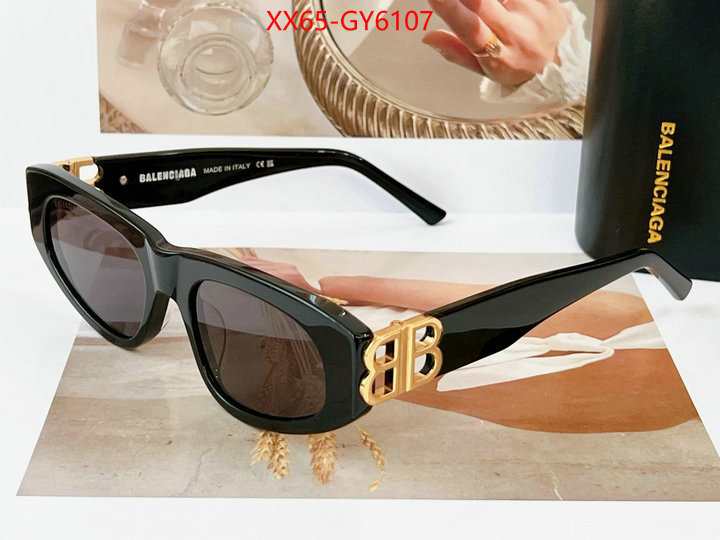 Glasses-Balenciaga wholesale imitation designer replicas ID: GY6107 $: 65USD