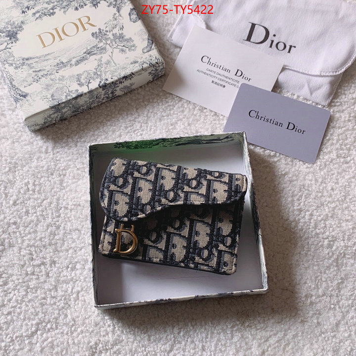 Dior Bags(4A)-Wallet- what ID: TY5422 $: 75USD