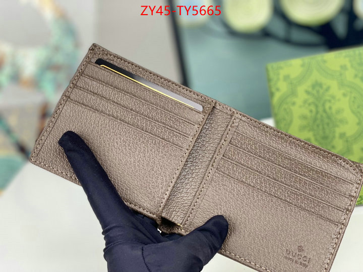 Gucci Bags(4A)-Wallet- aaaaa class replica ID: TY5665 $: 45USD