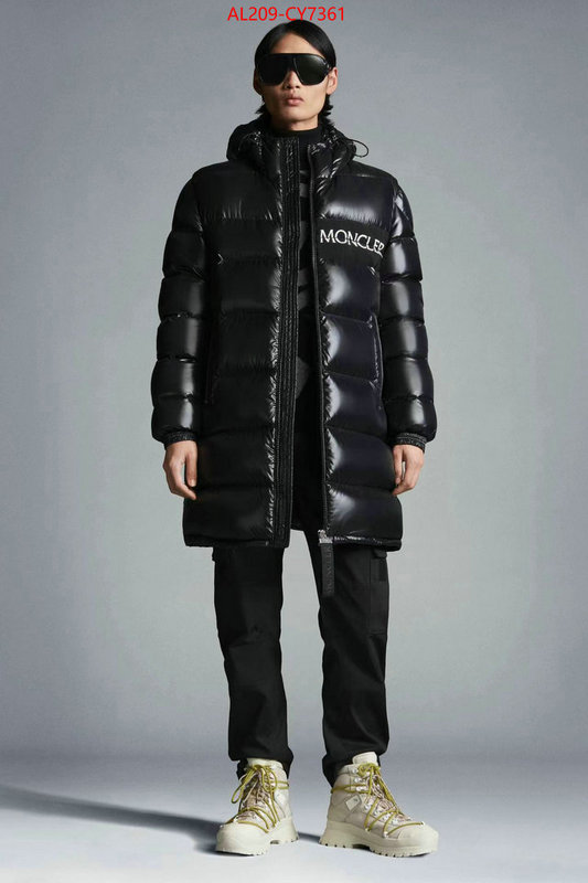 Down jacket Men-Moncler wholesale 2023 replica ID: CY7361 $: 209USD