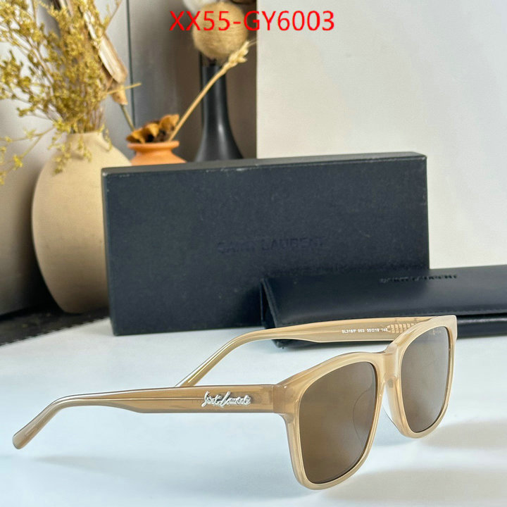 Glasses-YSL quality replica ID: GY6003 $: 55USD