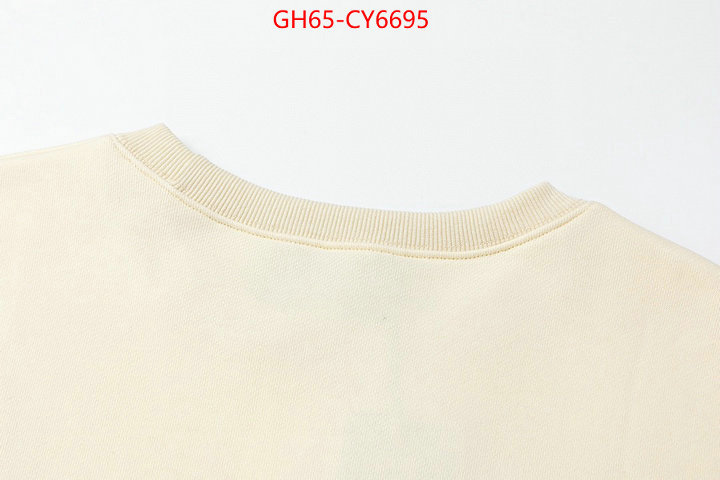 Clothing-Gucci top 1:1 replica ID: CY6695 $: 65USD