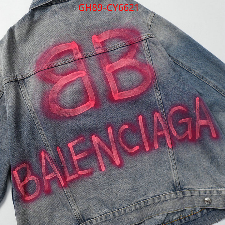 Clothing-Balenciaga outlet 1:1 replica ID: CY6621 $: 89USD