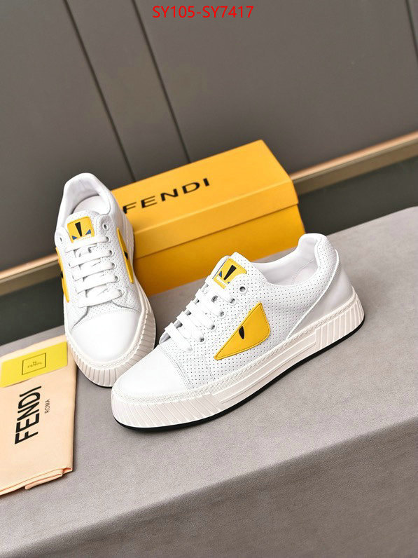 Men Shoes-Fendi luxury fashion replica designers ID: SY7417 $: 105USD