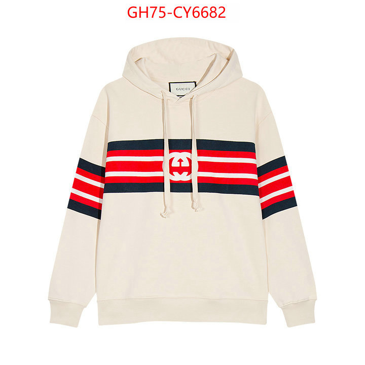 Clothing-Gucci replica 2023 perfect luxury ID: CY6682 $: 75USD