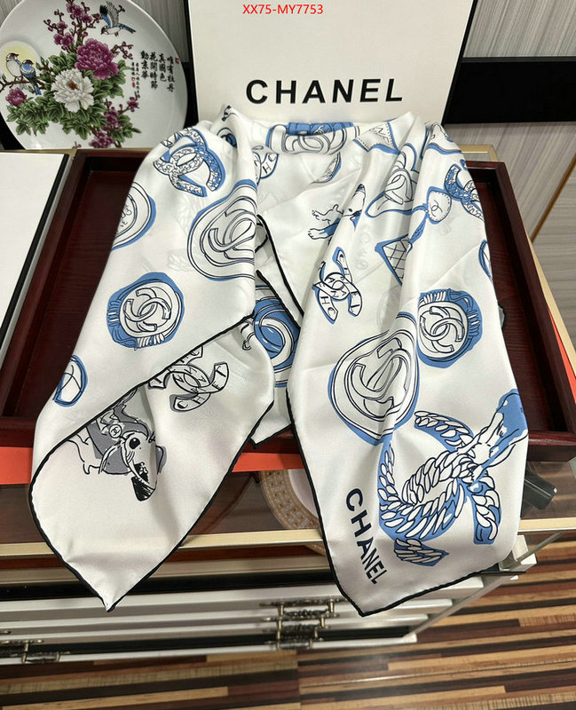 Scarf-Chanel buy cheap ID: MY7753 $: 75USD