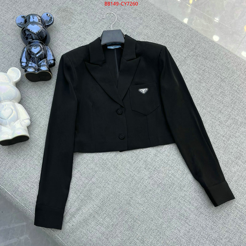 Clothing-Prada replica 1:1 ID: CY7260 $: 149USD