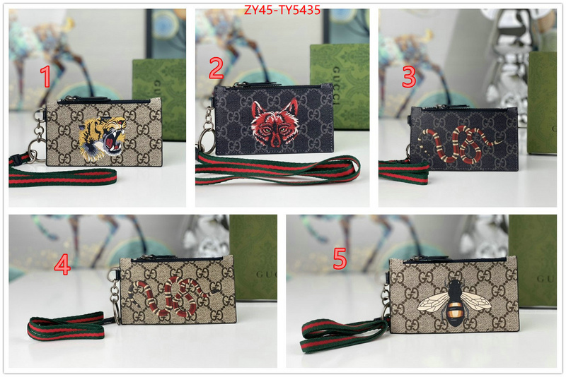 Gucci Bags(4A)-Wallet- is it illegal to buy ID: TY5435 $: 45USD