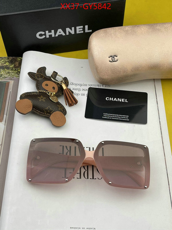 Glasses-Chanel for sale cheap now ID: GY5842 $: 37USD