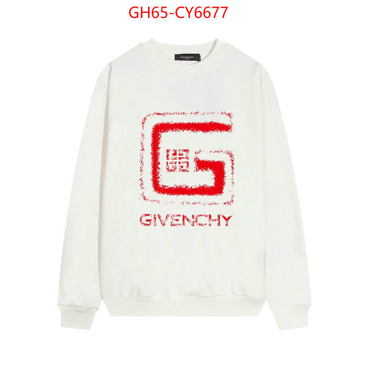 Clothing-Givenchy what best replica sellers ID: CY6677 $: 65USD