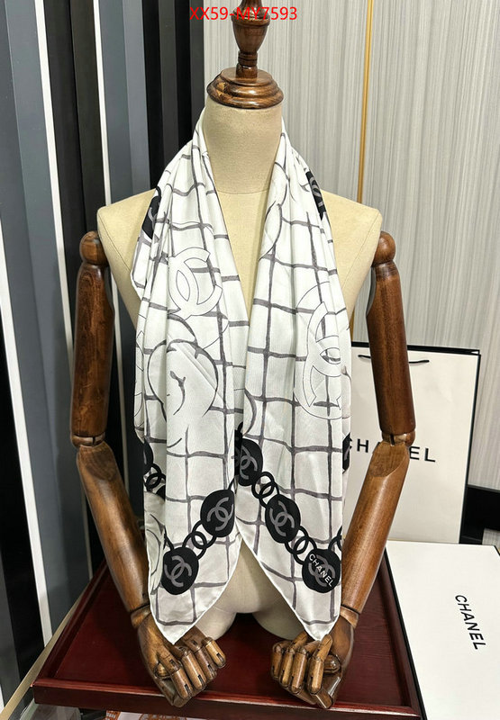 Scarf-Chanel fake cheap best online ID: MY7593 $: 59USD