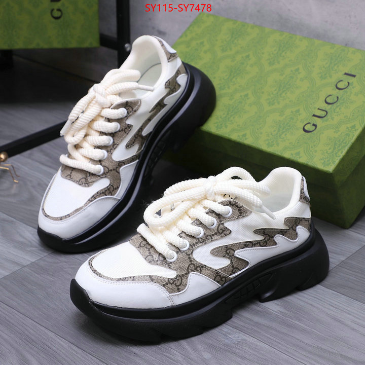 Men Shoes-Gucci knockoff highest quality ID: SY7478 $: 115USD