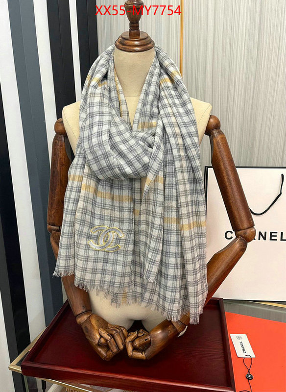 Scarf-Chanel where to buy high quality ID: MY7754 $: 55USD
