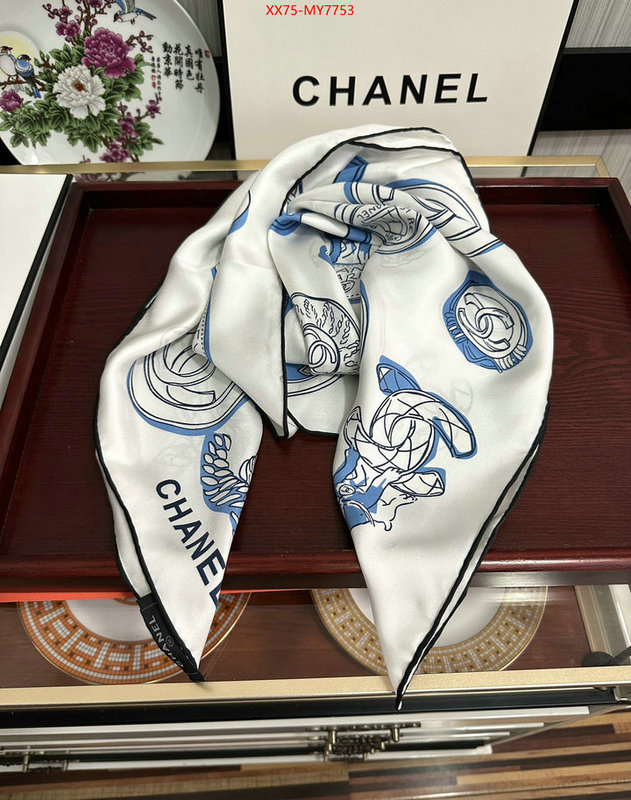 Scarf-Chanel buy cheap ID: MY7753 $: 75USD