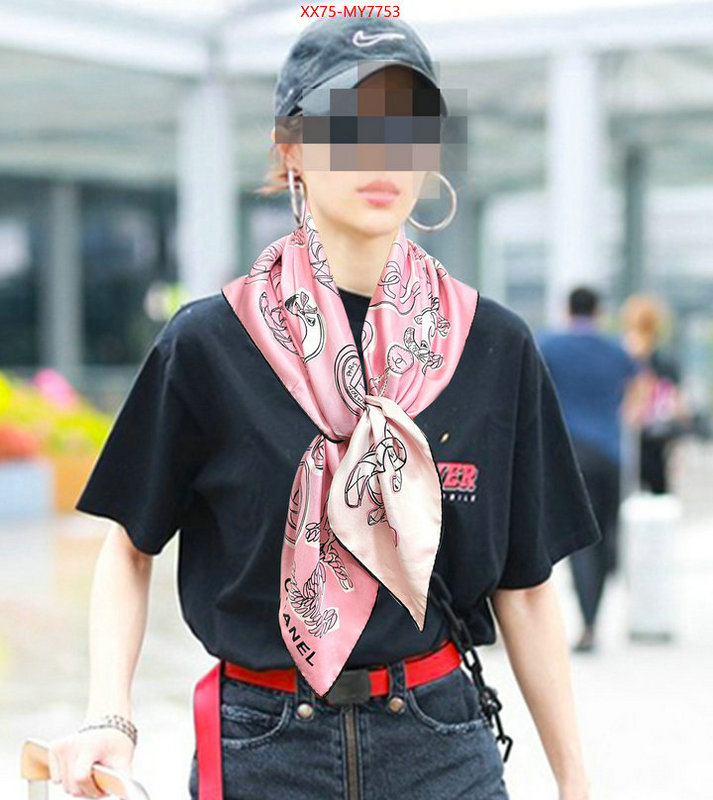 Scarf-Chanel buy cheap ID: MY7753 $: 75USD