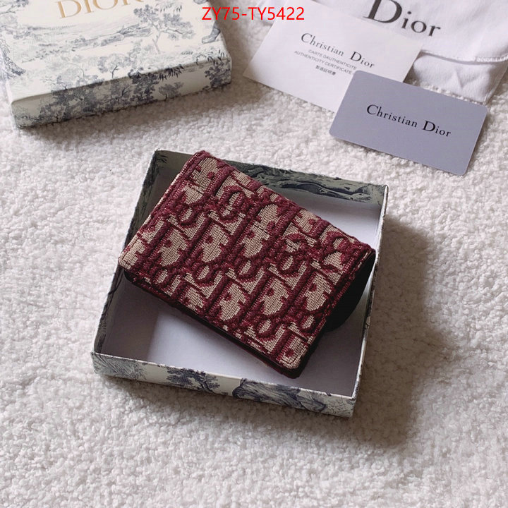 Dior Bags(4A)-Wallet- what ID: TY5422 $: 75USD