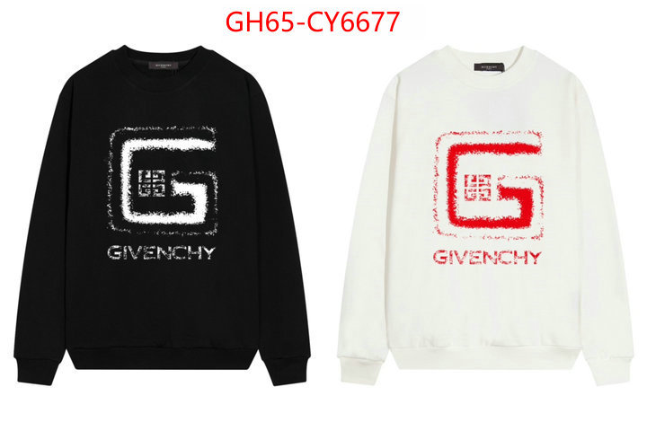 Clothing-Givenchy what best replica sellers ID: CY6677 $: 65USD