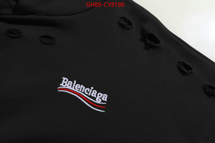 Clothing-Balenciaga shop designer replica ID: CY8198 $: 89USD