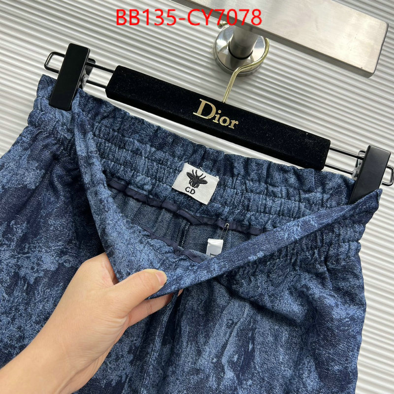 Clothing-Dior best luxury replica ID: CY7078 $: 135USD