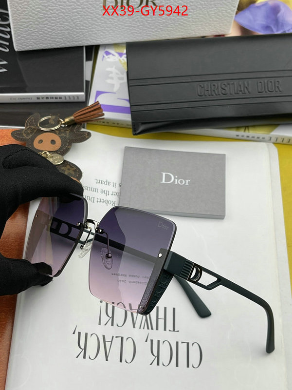 Glasses-Dior 2023 aaaaa replica 1st copy ID: GY5942 $: 39USD