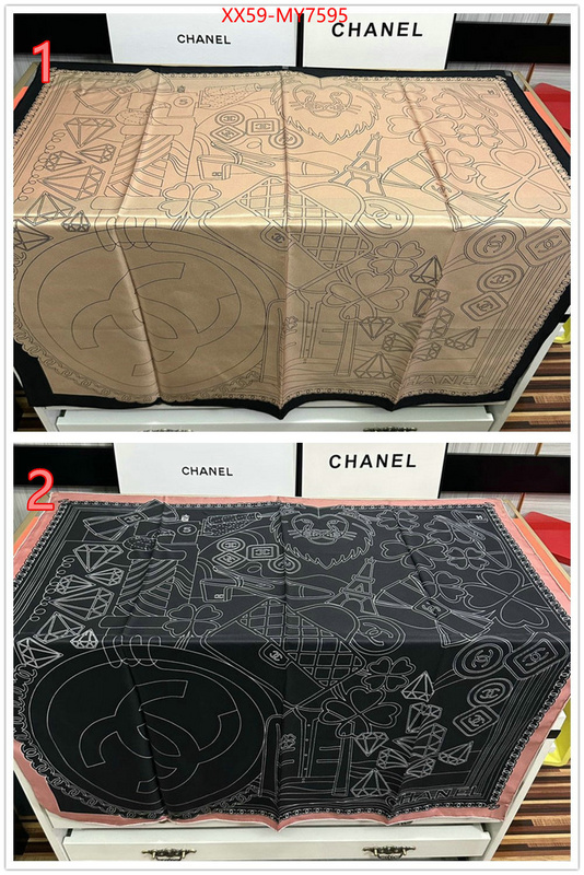 Scarf-Chanel designer 1:1 replica ID: MY7595 $: 59USD