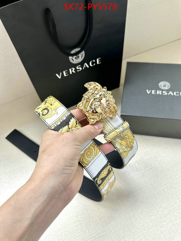 Belts-Versace luxury fake ID: PY5578 $: 72USD