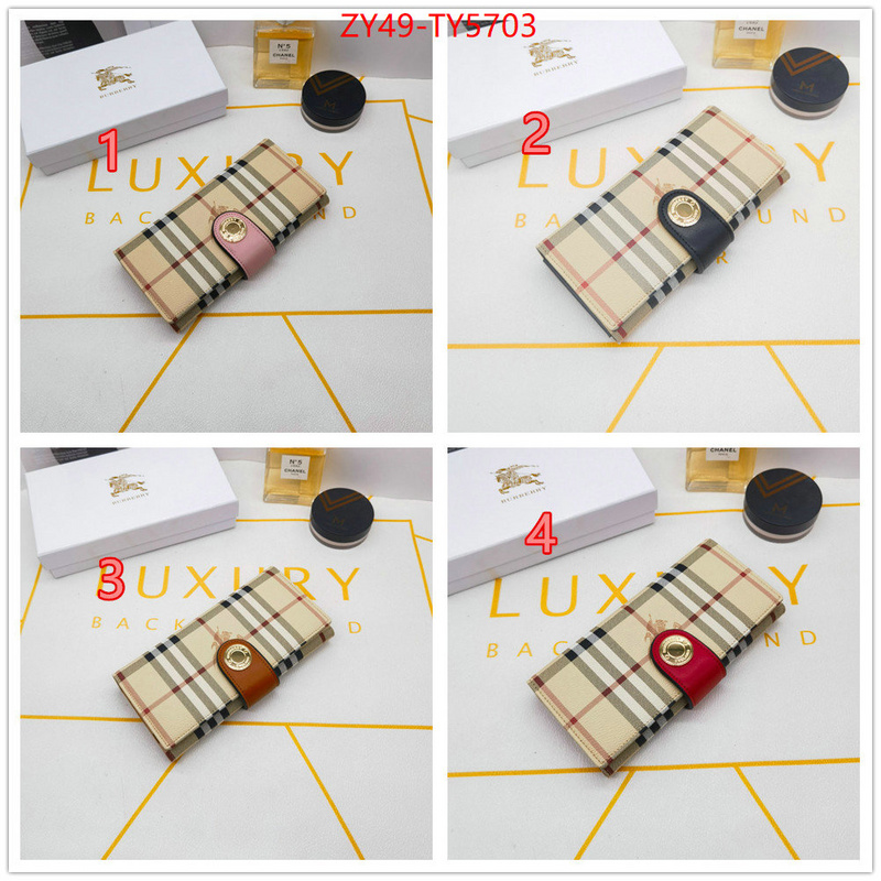 Burberry Bags(4A)-Wallet best replica quality ID: TY5703 $: 49USD