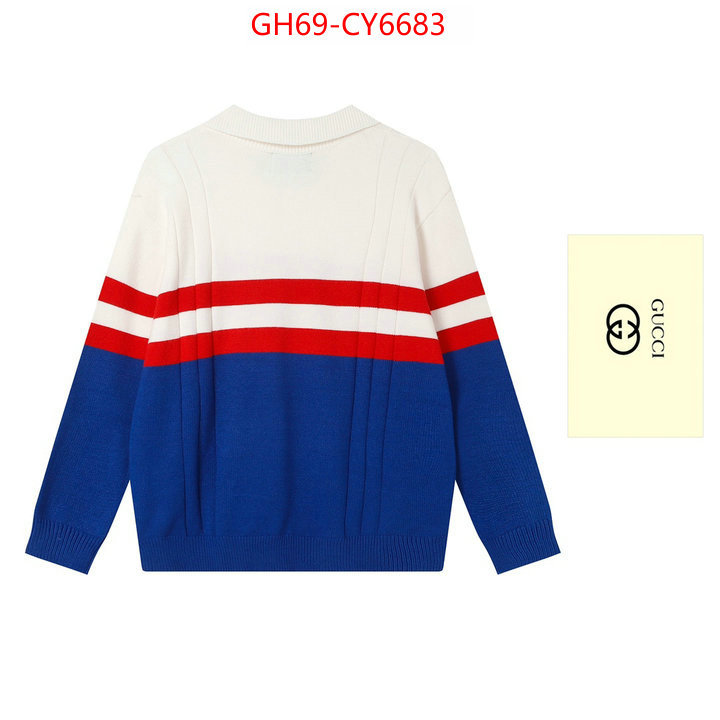 Clothing-Gucci high quality designer replica ID: CY6683 $: 69USD