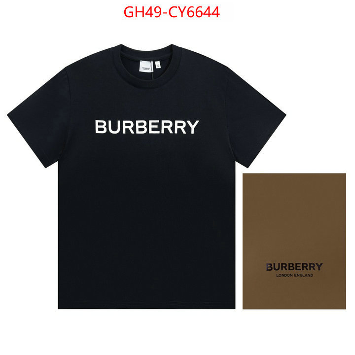 Clothing-Burberry high quality online ID: CY6644 $: 49USD