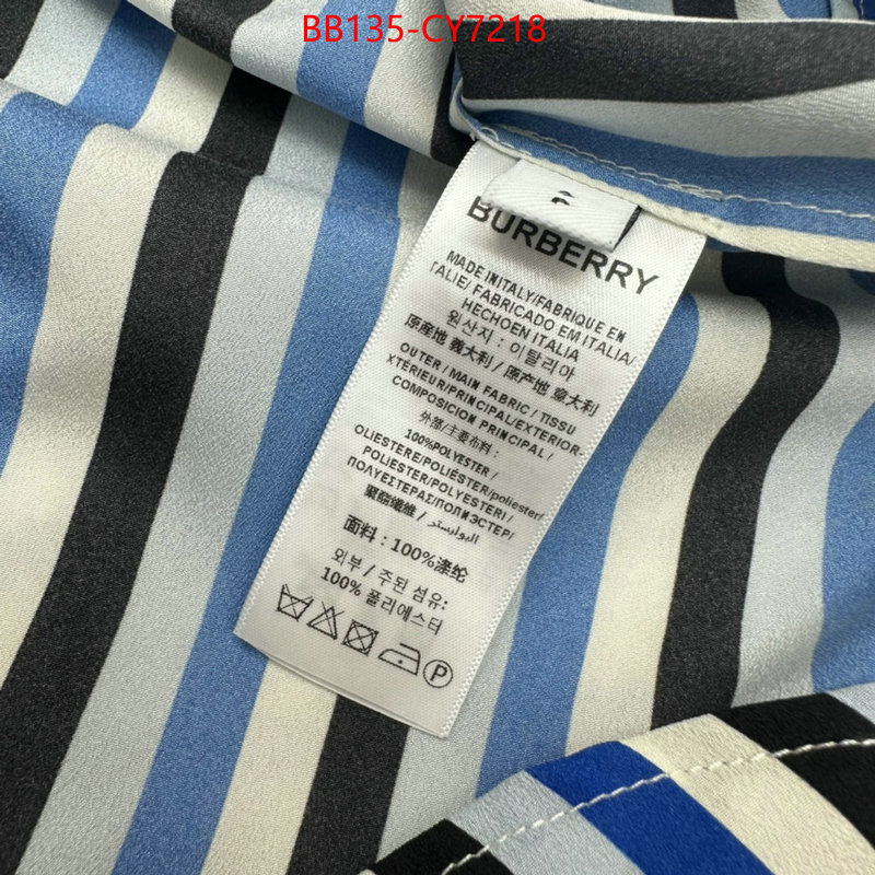 Clothing-Burberry buying replica ID: CY7218 $: 135USD