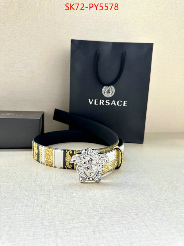 Belts-Versace luxury fake ID: PY5578 $: 72USD