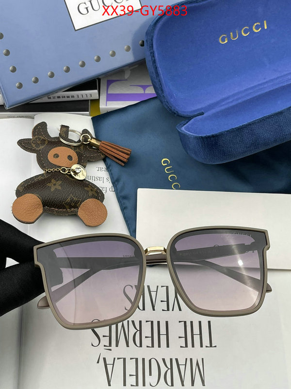 Glasses-Gucci what is a counter quality ID: GY5883 $: 39USD