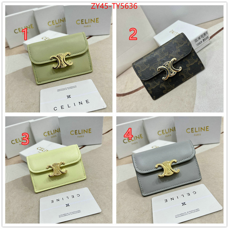 CELINE Bags(4A)-Wallet where should i buy to receive ID: TY5636 $: 45USD