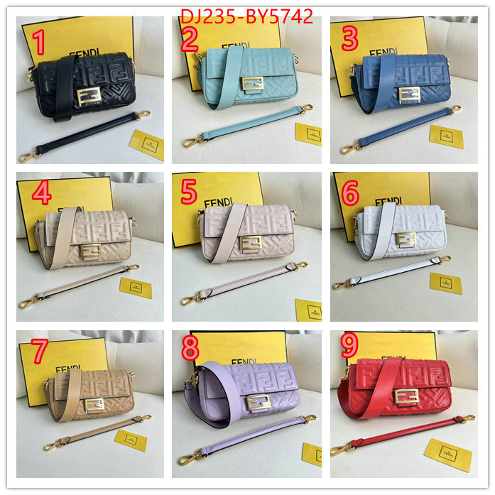 Fendi Bags(TOP)-Baguette find replica ID: BY5742 $: 235USD