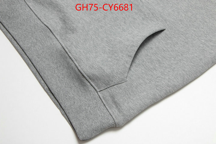 Clothing-Gucci replica best ID: CY6681 $: 75USD