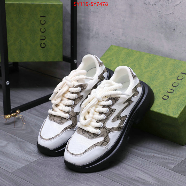 Men Shoes-Gucci knockoff highest quality ID: SY7478 $: 115USD