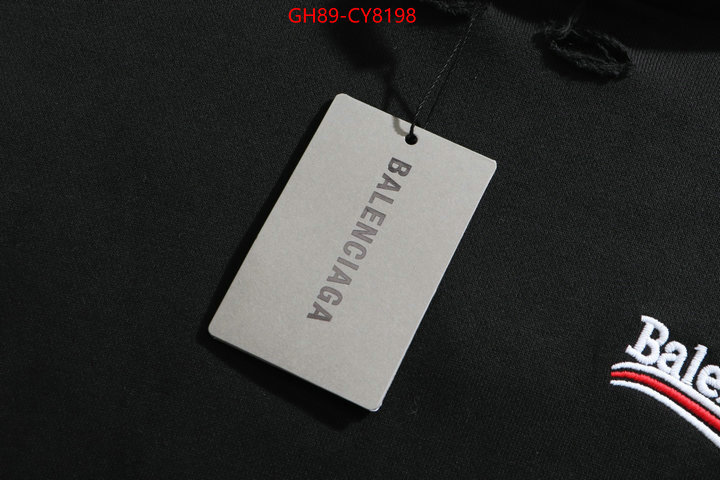 Clothing-Balenciaga shop designer replica ID: CY8198 $: 89USD