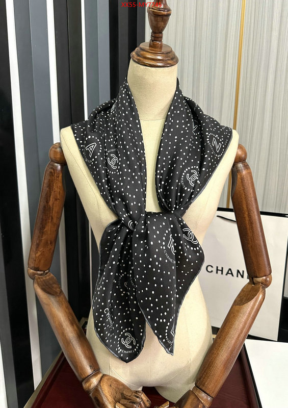 Scarf-Chanel designer wholesale replica ID: MY7745 $: 55USD