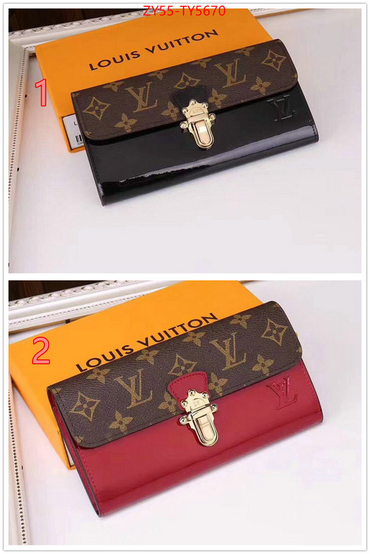 LV Bags(4A)-Wallet where to buy fakes ID: TY5670 $: 55USD