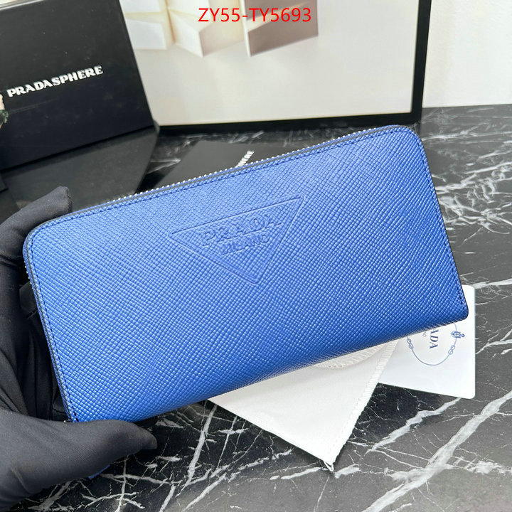 Prada Bags (4A)-Wallet aaaaa replica designer ID: TY5693 $: 55USD