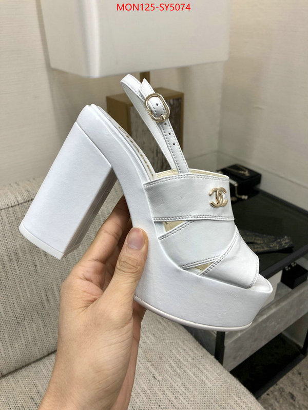 Women Shoes-Chanel best quality replica ID: SY5074 $: 125USD