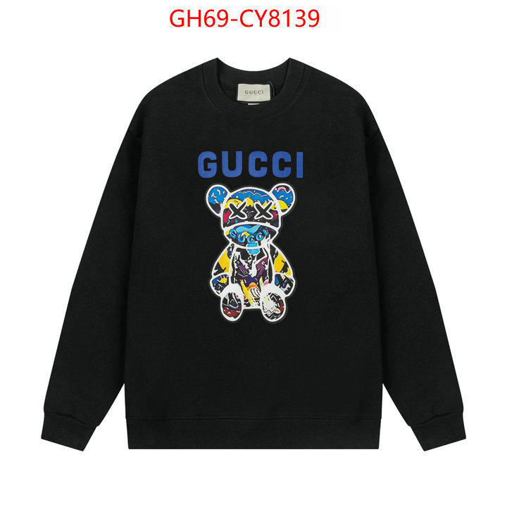 Clothing-Gucci 2023 luxury replicas ID: CY8139 $: 69USD