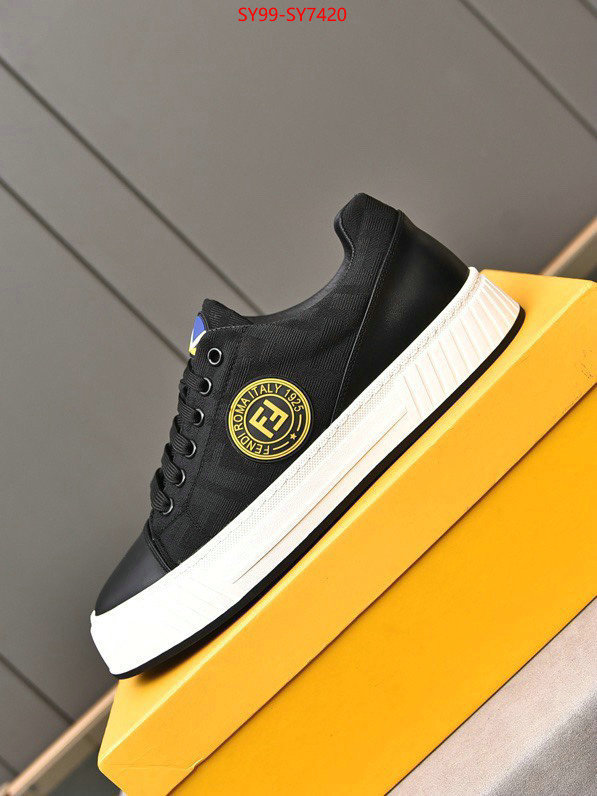 Men Shoes-Fendi top brands like ID: SY7420 $: 99USD