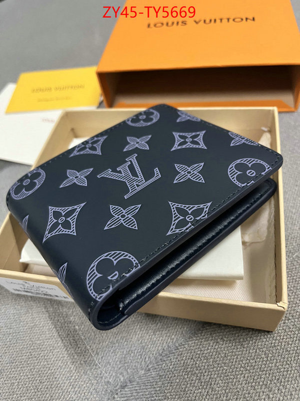 LV Bags(4A)-Wallet the highest quality fake ID: TY5669 $: 45USD