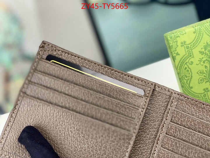 Gucci Bags(4A)-Wallet- aaaaa class replica ID: TY5665 $: 45USD