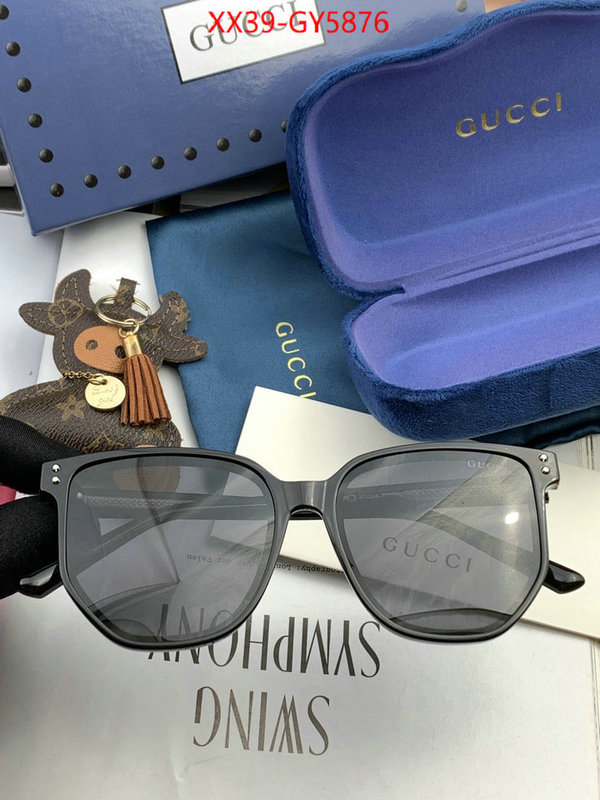 Glasses-Gucci cheap wholesale ID: GY5876 $: 39USD