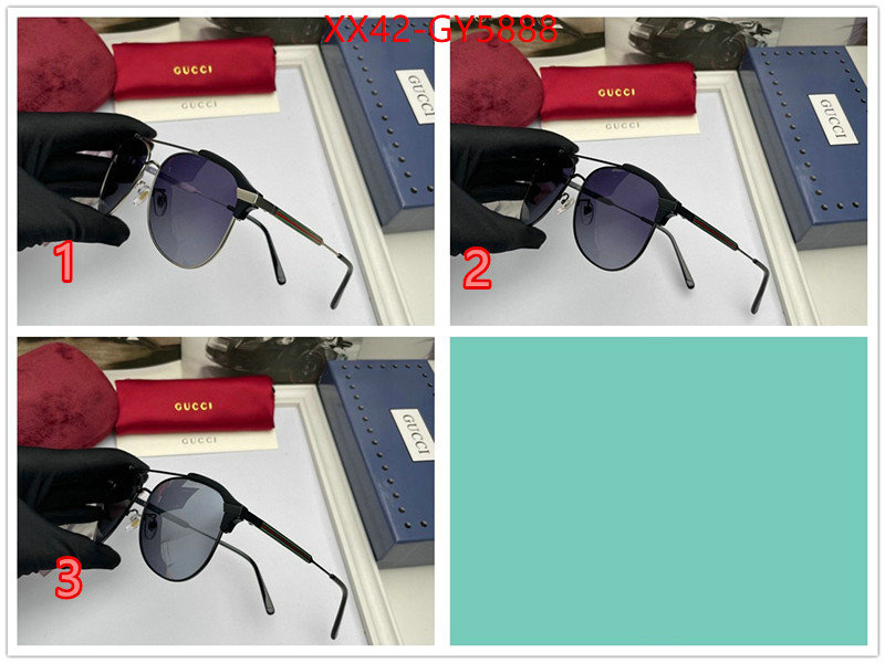 Glasses-Gucci wholesale china ID: GY5888 $: 42USD